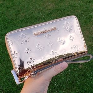 Rose Gold MK wallet